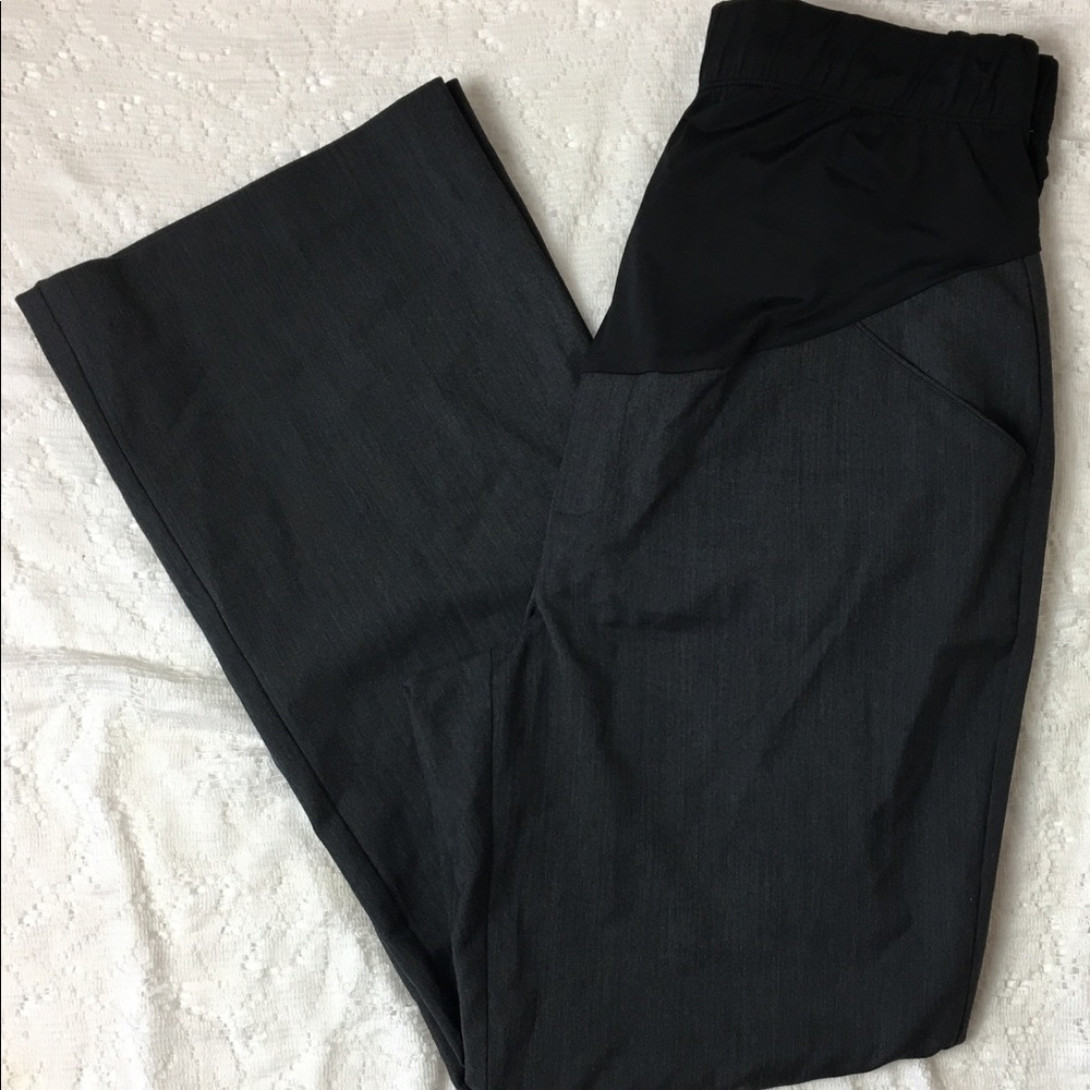 American Star medium maternity dress pants gray